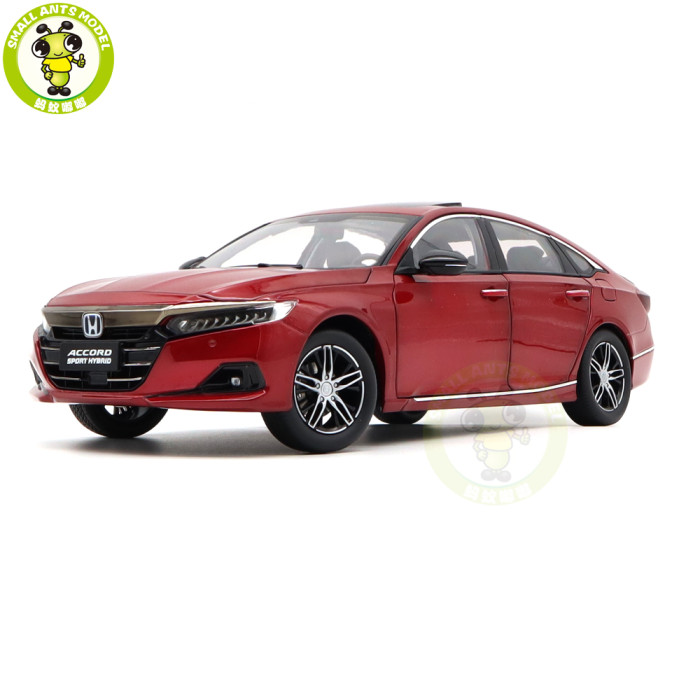 1/18 Honda Accord 2022 Sedan Diecast Model Toy Cars Boys Girls Gifts