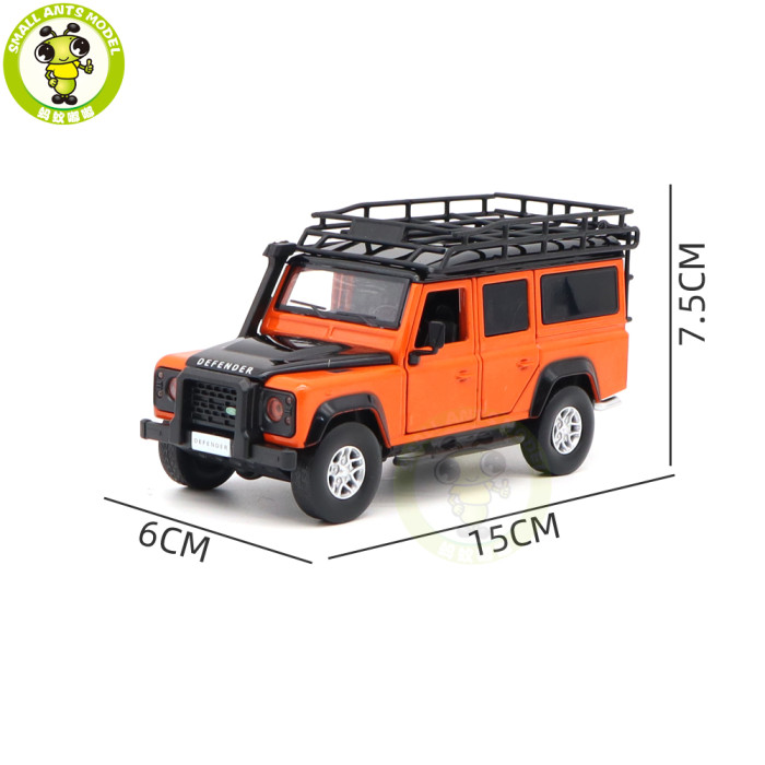 1/32 JKM Land Rover Defender 110 2017 Diecast Model Toy Car For Kids Gifts