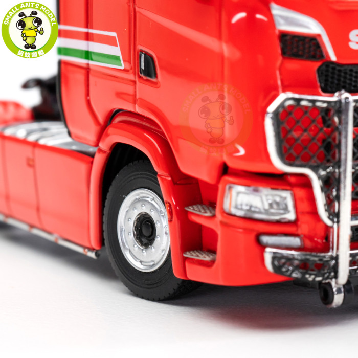 1/64 KENGFAI Scania S 730 730S Trailer Truck Cargo Diecast Model Toys Car Boys Girls Gifts