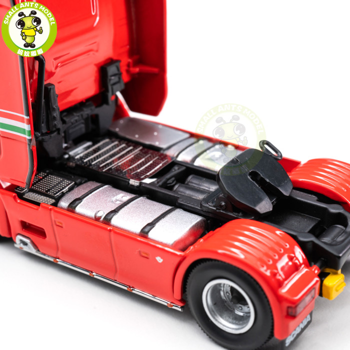 1/64 KENGFAI Scania S 730 730S Trailer Truck Cargo Diecast Model Toys Car Boys Girls Gifts