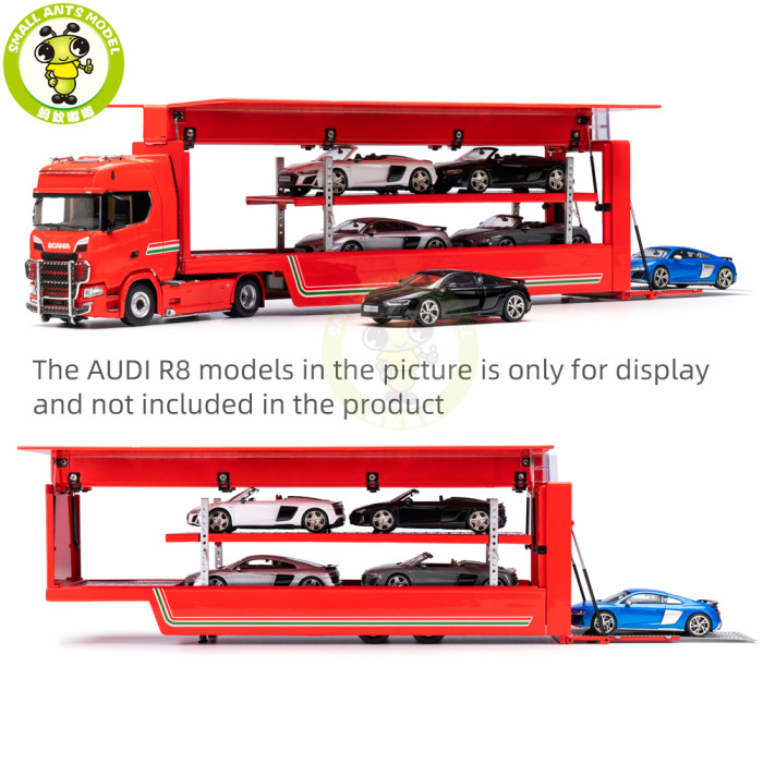 1/64 KENGFAI Scania S 730 730S Trailer Truck Cargo Diecast Model Toys Car Boys Girls Gifts