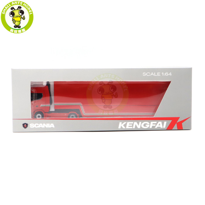 1/64 KENGFAI Scania S 730 730S Trailer Truck Cargo Diecast Model Toys Car Boys Girls Gifts