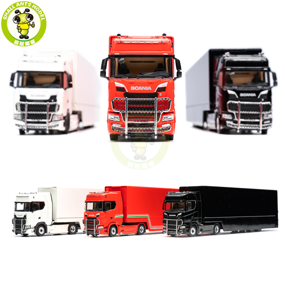 1/64 KENGFAI Scania S 730 730S Trailer Truck Cargo Diecast Model