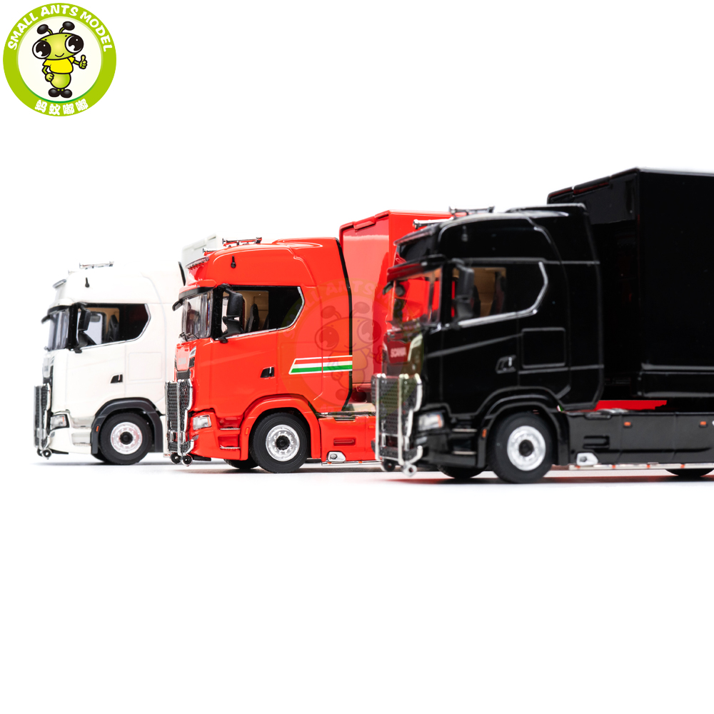 1/64 KENGFAI Scania S 730 730S Trailer Truck Cargo Diecast Model