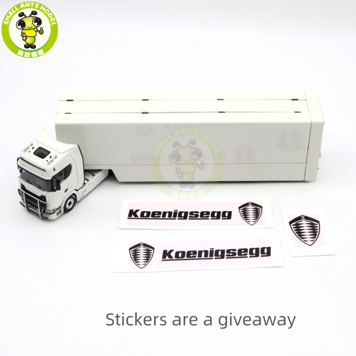 1/64 KENGFAI Scania S 730 730S Trailer Truck Cargo Diecast Model Toys Car Boys Girls Gifts