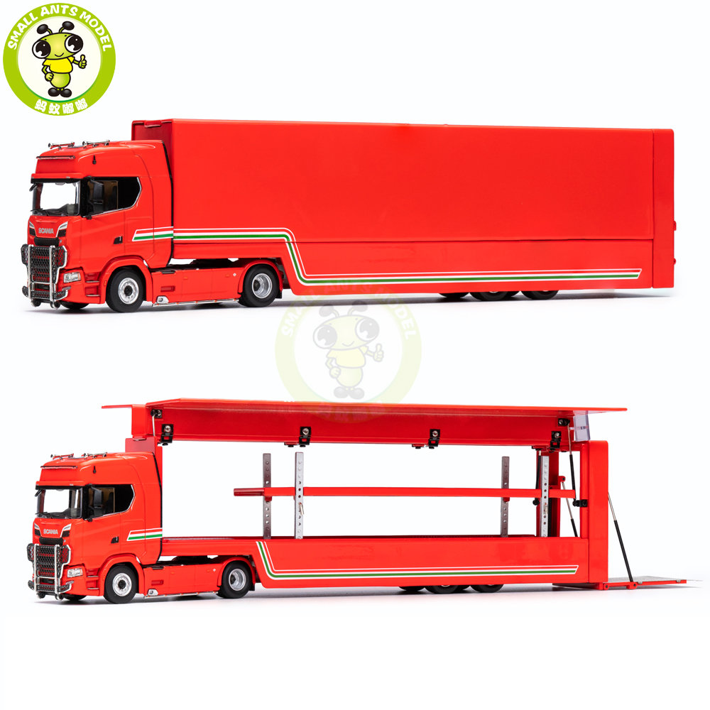 1/64 KENGFAI Scania S 730 730S Trailer Truck Cargo Diecast Model