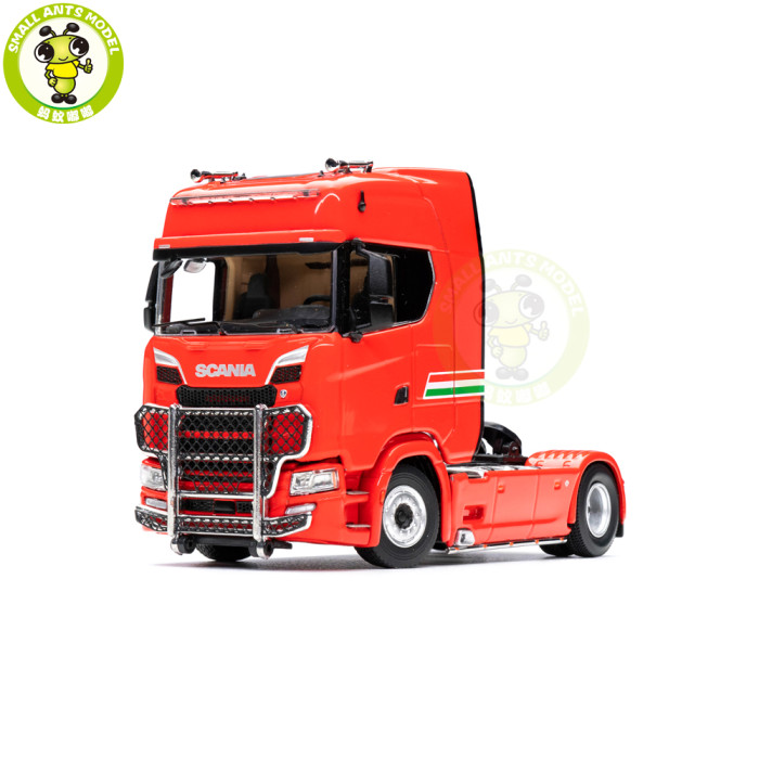 1/64 KENGFAI Scania S 730 730S Trailer Truck Cargo Diecast Model Toys Car Boys Girls Gifts