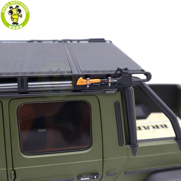 1/18 Benz Brabus G800 Adventure XLP 2020 Pickup Truck Almost Real Diecast Model Toy Cars Boys Girls Gifts