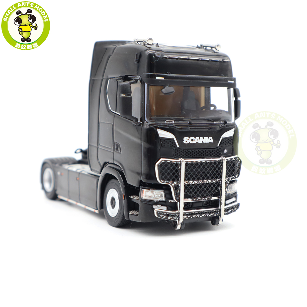 1/64 KENGFAI Scania S 730 730S Tractor Trailer Truck Cargo Diecast