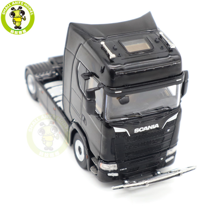 1/64 KENGFAI Scania S 730 730S Tractor Trailer Truck Cargo Diecast Model Toys Car Boys Girls Gifts