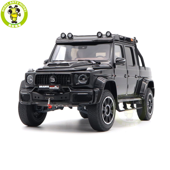 1/18 Benz Brabus G800 Adventure XLP 2020 Pickup Truck Almost Real Diecast Model Toy Cars Boys Girls Gifts