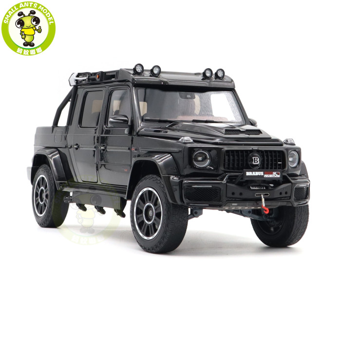 1/18 Benz Brabus G800 Adventure XLP 2020 Pickup Truck Almost Real Diecast Model Toy Cars Boys Girls Gifts