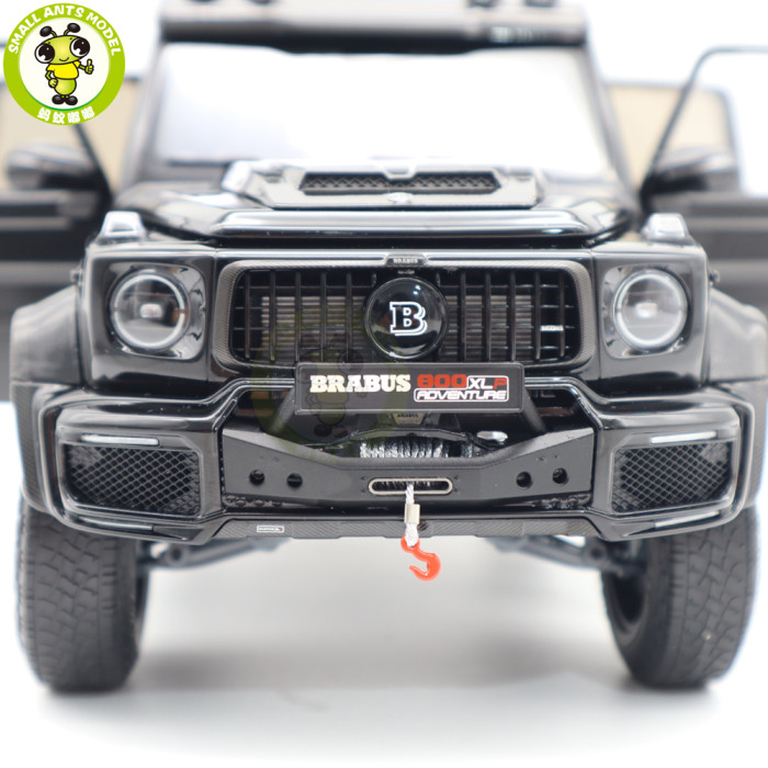 1/18 Benz Brabus G800 Adventure XLP 2020 Pickup Truck Almost Real Diecast Model Toy Cars Boys Girls Gifts