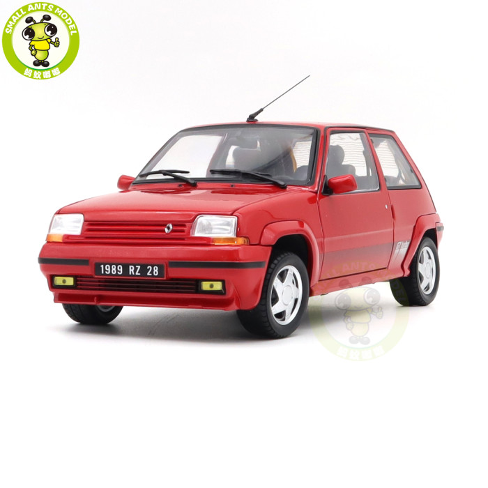 1/18 Renault SuperCinq GT Turbo 1989 Norev 185216 Diecast Model Toys Car Boys Girls Gifts