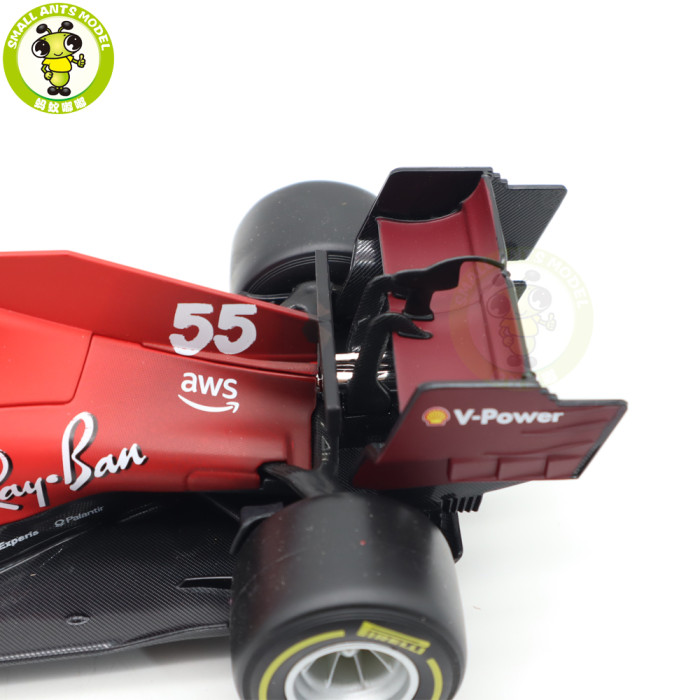 1/18 Bburago 16809 Ferrari SF21 FORMULA 1 F1 C.Sainz C.Leclerc Diecast Model Toy Car Gifts
