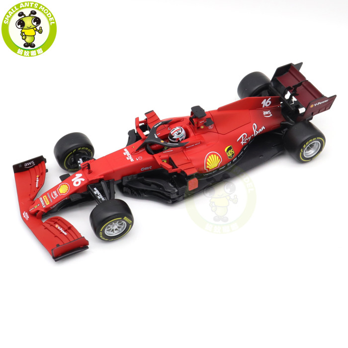 1/18 Bburago 16809 Ferrari SF21 FORMULA 1 F1 C.Sainz C.Leclerc Diecast Model Toy Car Gifts