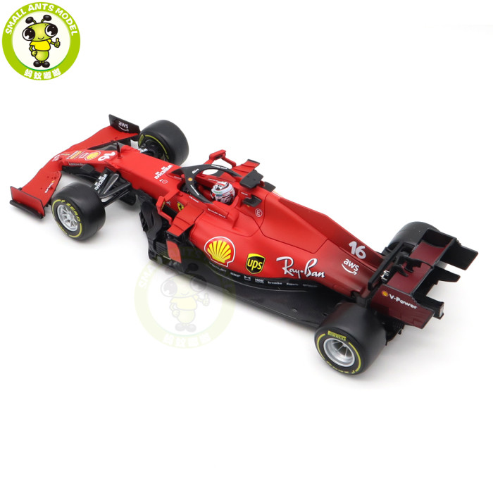 1/18 Bburago 16809 Ferrari SF21 FORMULA 1 F1 C.Sainz C.Leclerc Diecast Model Toy Car Gifts