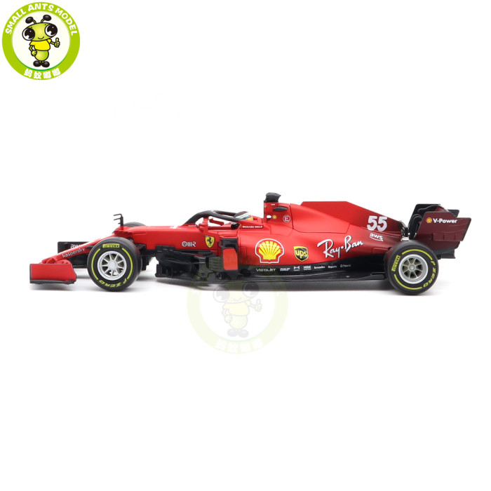 1/18 Bburago 16809 Ferrari SF21 FORMULA 1 F1 C.Sainz C.Leclerc Diecast Model Toy Car Gifts