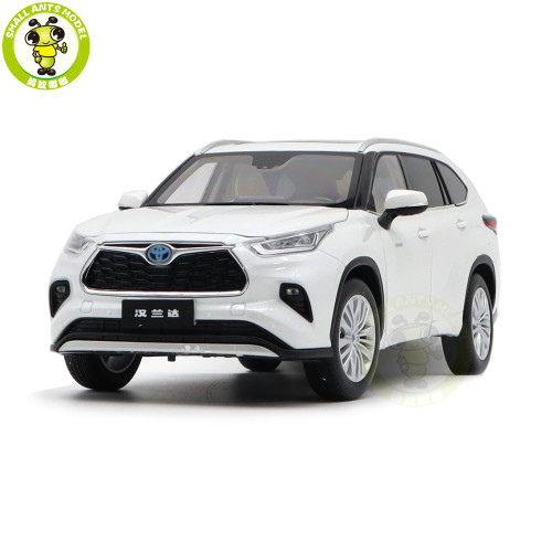 1/18 Toyota Highlander 2021 Diecast Model Toy Car Boys Girls Gifts