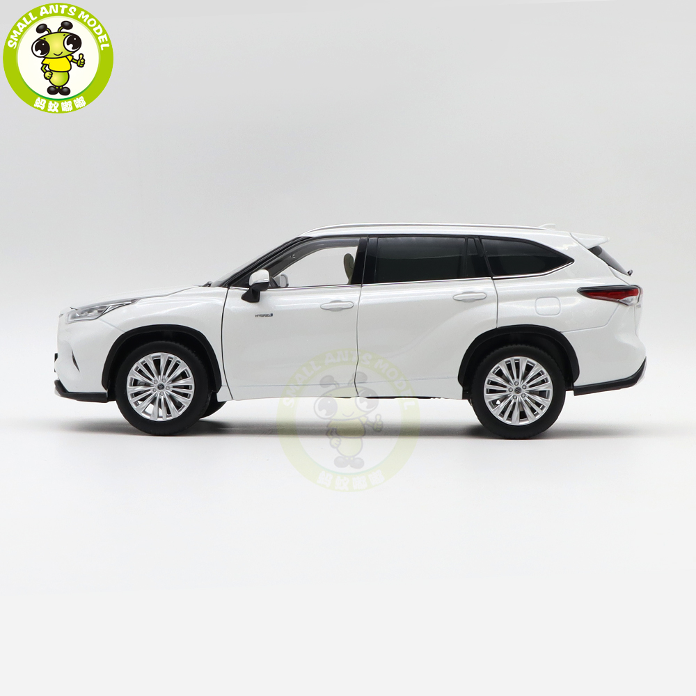 1/18 Toyota Highlander 2021 Diecast Model Toy Car Boys Girls Gifts
