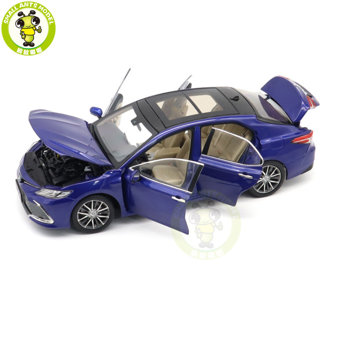 1/18 Toyota Camry 2021 Double Engine Diecast Model Toy Car Boys Girls Gifts