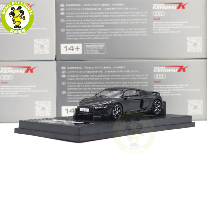 1/64 KENGFAI Audi R8 2021 Spyder And Coupe Performance Diecast Model Toys Car Boys Girls Gifts