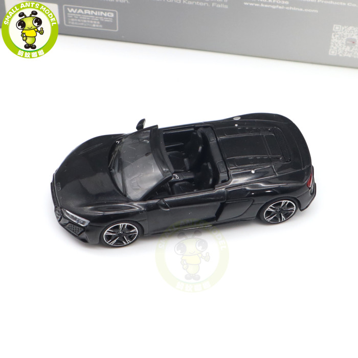 1/64 KENGFAI Audi R8 2021 Spyder And Coupe Performance Diecast Model Toys Car Boys Girls Gifts