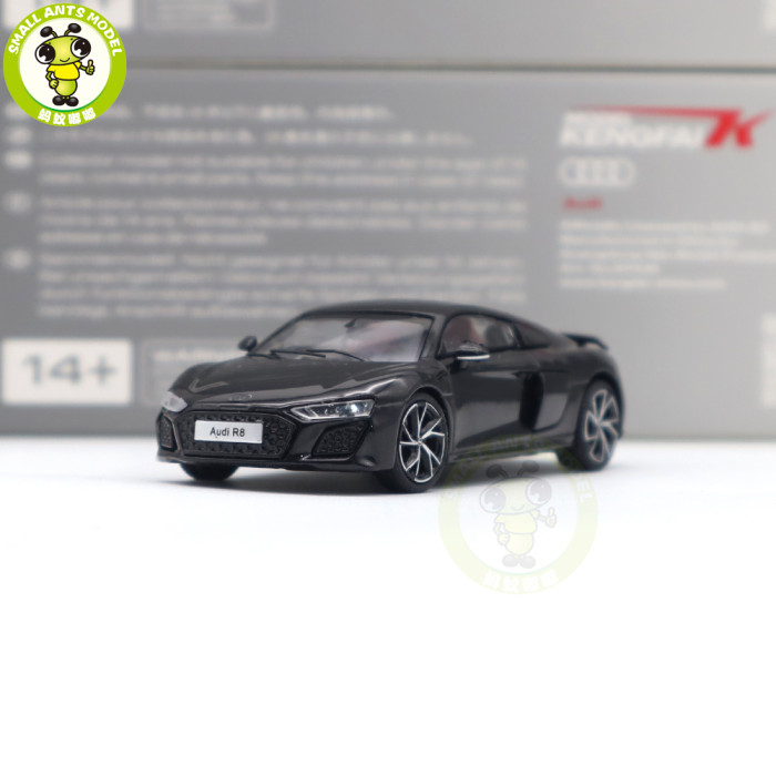 1/64 KENGFAI Audi R8 2021 Spyder And Coupe Performance Diecast Model Toys Car Boys Girls Gifts