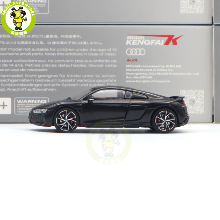 1/64 KENGFAI Audi R8 2021 Spyder And Coupe Performance Diecast Model Toys Car Boys Girls Gifts