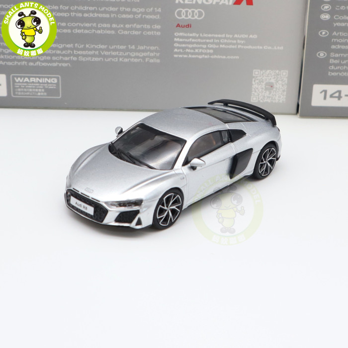 1/64 KENGFAI Audi R8 2021 Spyder And Coupe Performance Diecast Model Toys Car Boys Girls Gifts