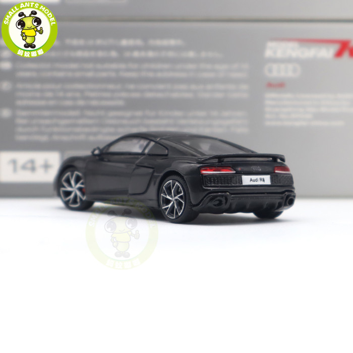 1/64 KENGFAI Audi R8 2021 Spyder And Coupe Performance Diecast Model Toys Car Boys Girls Gifts