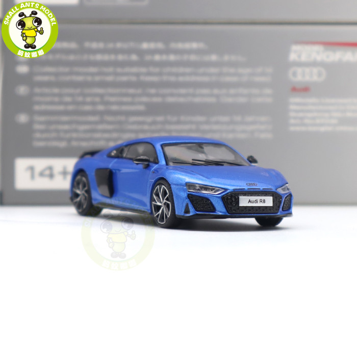 1/64 KENGFAI Audi R8 2021 Spyder And Coupe Performance Diecast Model Toys Car Boys Girls Gifts