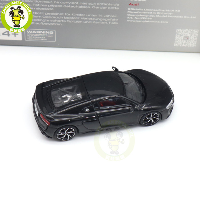 1/64 KENGFAI Audi R8 2021 Spyder And Coupe Performance Diecast Model Toys Car Boys Girls Gifts