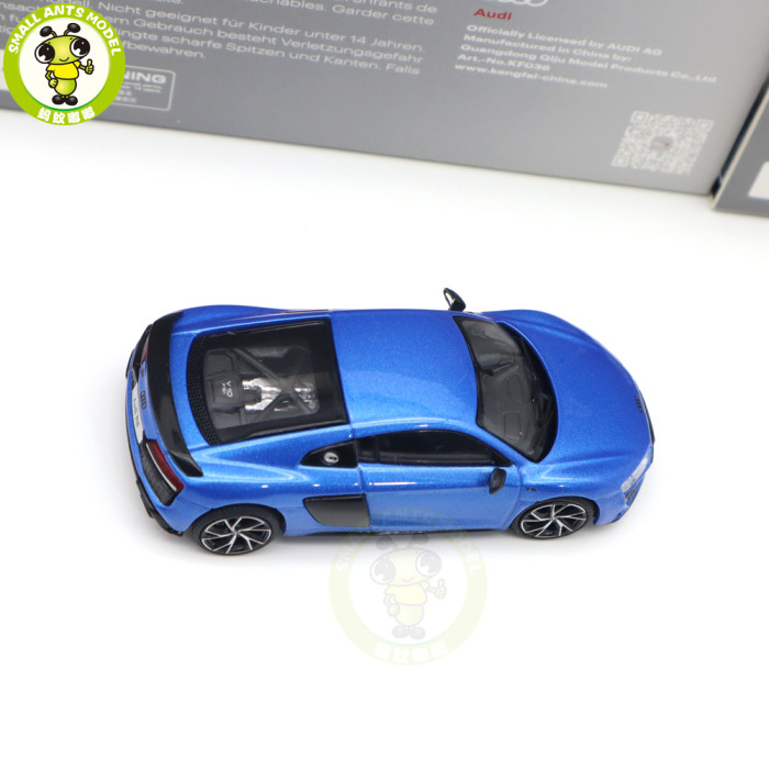1/64 KENGFAI Audi R8 2021 Spyder And Coupe Performance Diecast Model Toys Car Boys Girls Gifts