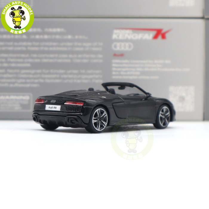 1/64 KENGFAI Audi R8 2021 Spyder And Coupe Performance Diecast Model Toys Car Boys Girls Gifts