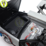 1/18 Hot Wheels Back To Future Time Machine With Mr.Fusion Diecast Model Toy Car Gifts
