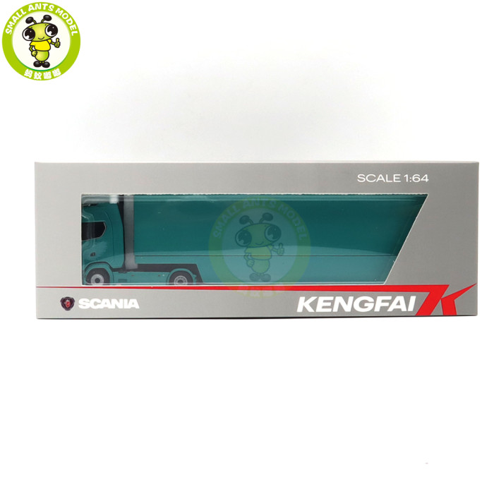 1/64 KENGFAI Scania S 730 730S Trailer Truck Cargo Diecast Model Toys Car Boys Girls Gifts