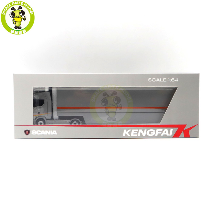 1/64 KENGFAI Scania S 730 730S Trailer Truck Cargo Diecast Model Toys Car Boys Girls Gifts