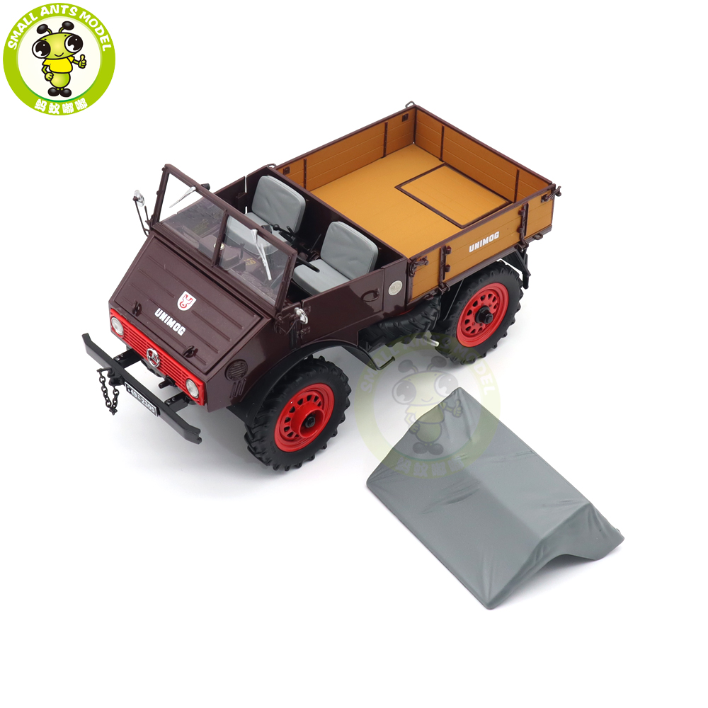 1/18 Schuco Benz Unimog U401 Mit Softtop Truck Pickup Diecast