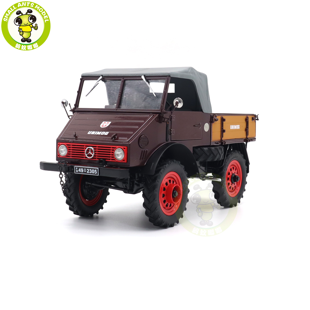 1/18 Schuco Benz Unimog U401 Mit Softtop Truck Pickup Diecast