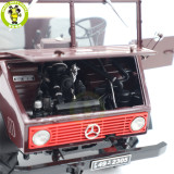 1/18 Schuco Benz Unimog U401 Mit Softtop Truck Pickup Diecast Model Toys Cars Boys Girls Gifts