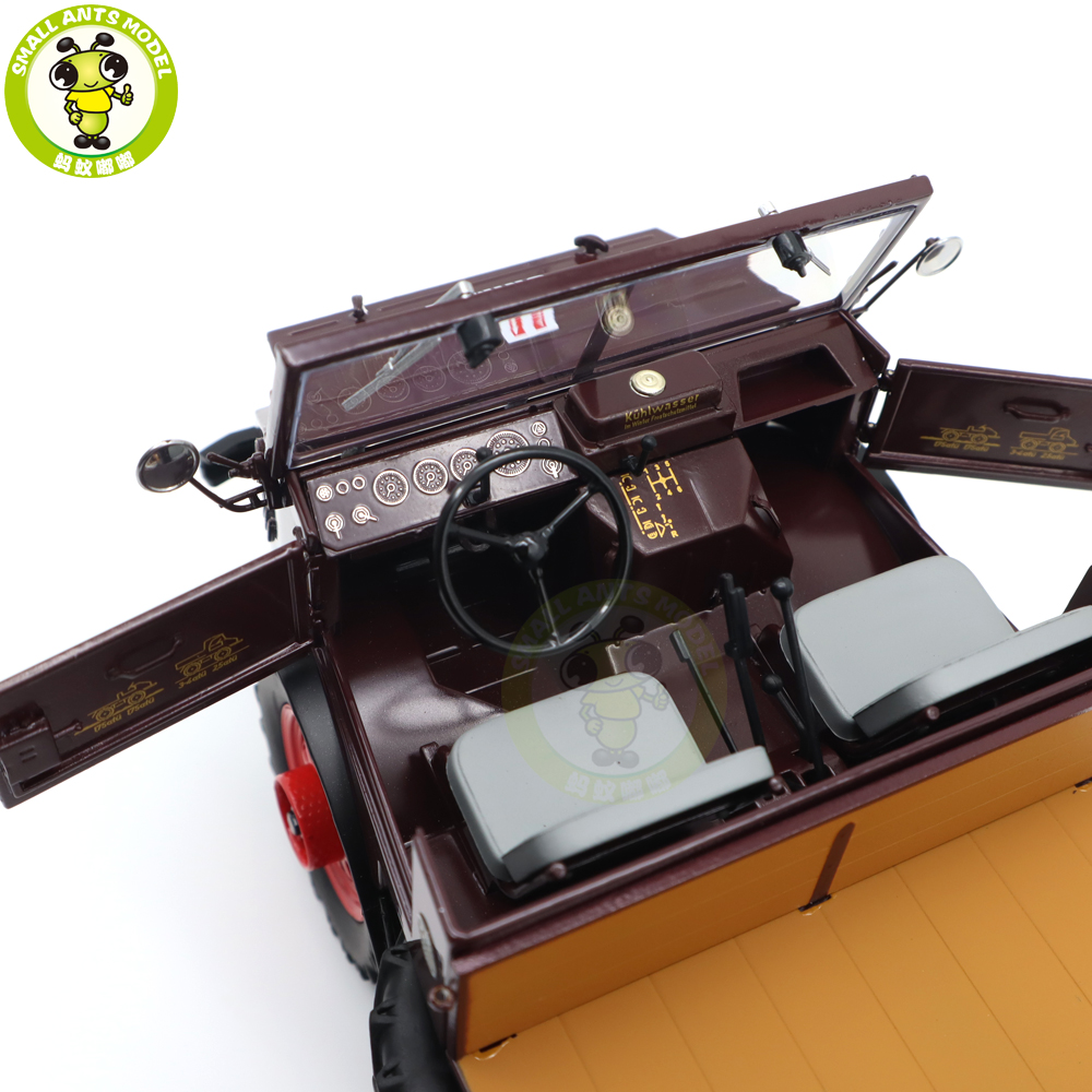 1/18 Schuco Benz Unimog U401 Mit Softtop Truck Pickup Diecast