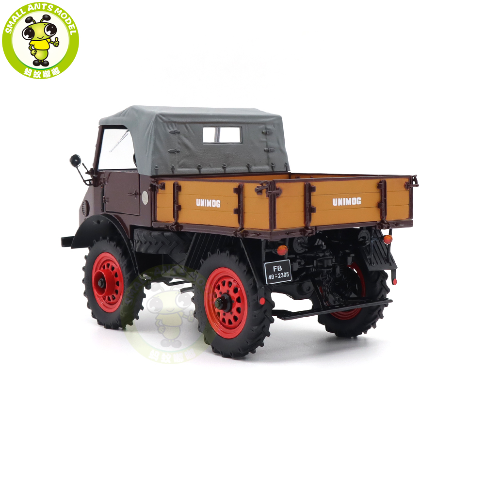 1/18 Schuco Benz Unimog U401 Mit Softtop Truck Pickup Diecast