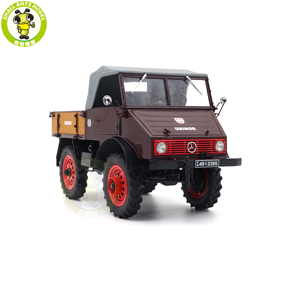 1/18 Schuco Benz Unimog U401 Mit Softtop Truck Pickup Diecast