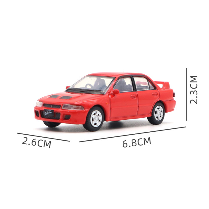 1/64 JKM Mitsubishi Lancer Evolution EVO 1 i Diecast Model Toy Cars Boys Girls Gifts
