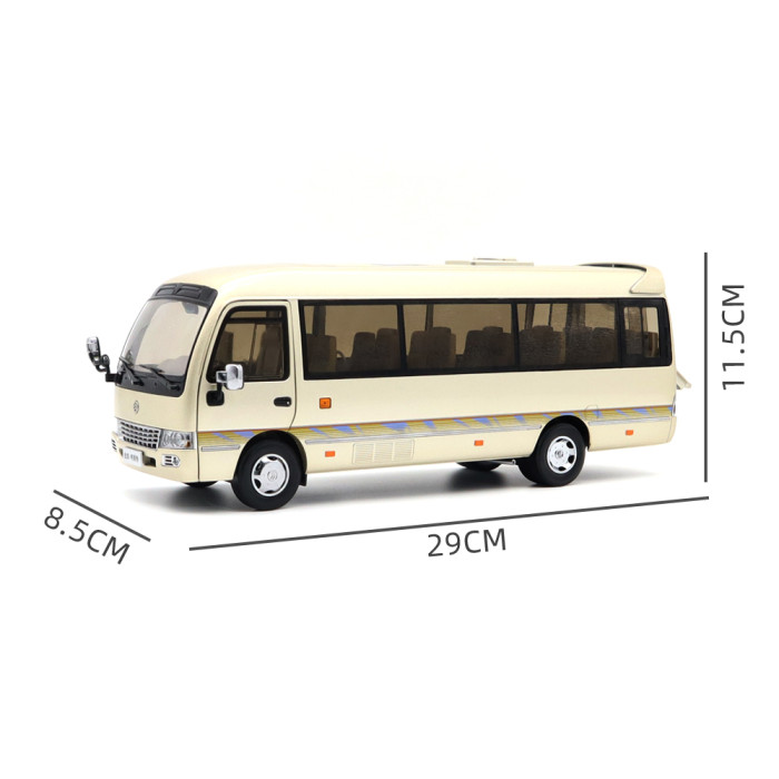1/24 Golden Dragon XML6700 Coaster Minibus City Bus Diecast Model Toys Car Bus Gifts