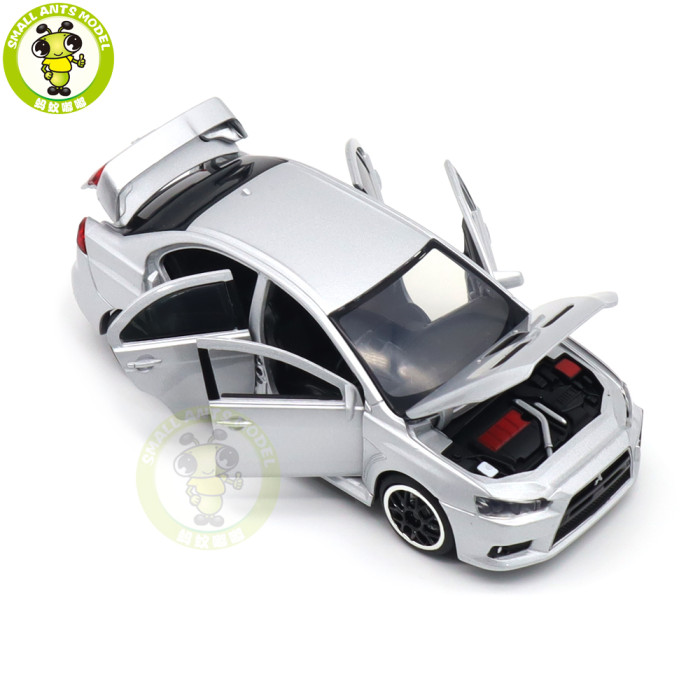 1/32 JACKIEKIM Mitsubishi Lancer EVO X 10 BBS RHD Diecast Model CAR Toys for kids Boy girl Gifts