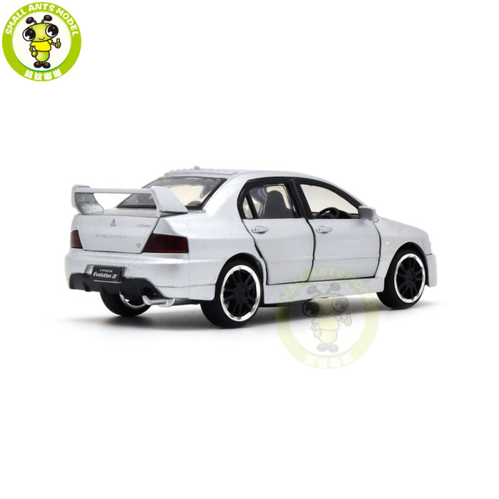 1/32 JACKIEKIM Mitsubishi Lancer EVO IX 9 RHD Diecast Model CAR Toys for kids Boy girl Gifts