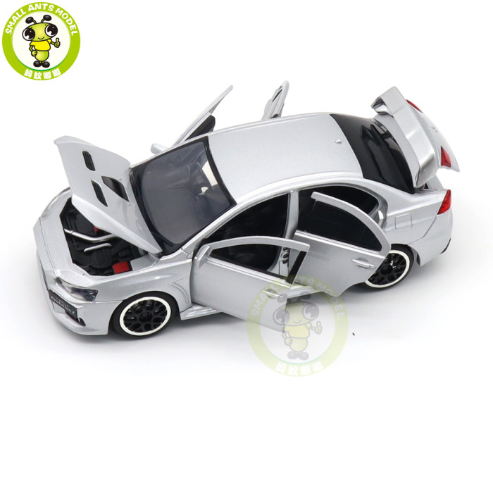 1/32 JACKIEKIM Mitsubishi Lancer EVO X 10 BBS RHD Diecast Model CAR Toys for kids Boy girl Gifts