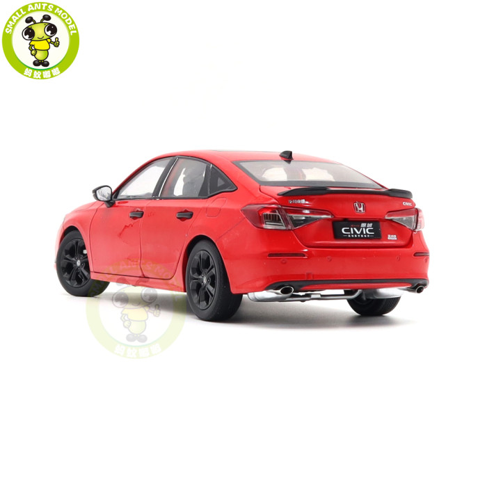 1/18 Honda CIVIC 2022 11th Generation Diecast Metal Car Model Toys Boys Girls Gifts